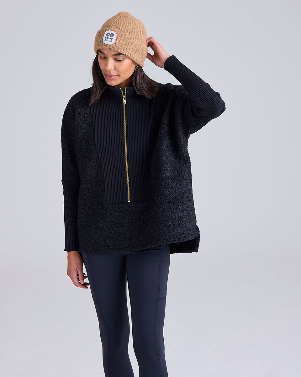Bryde Zip Borg Sweater
