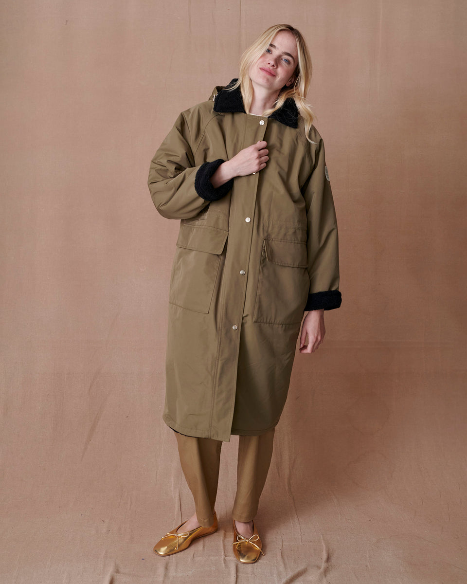 Snuggler Khaki Waterproof Changing Coat