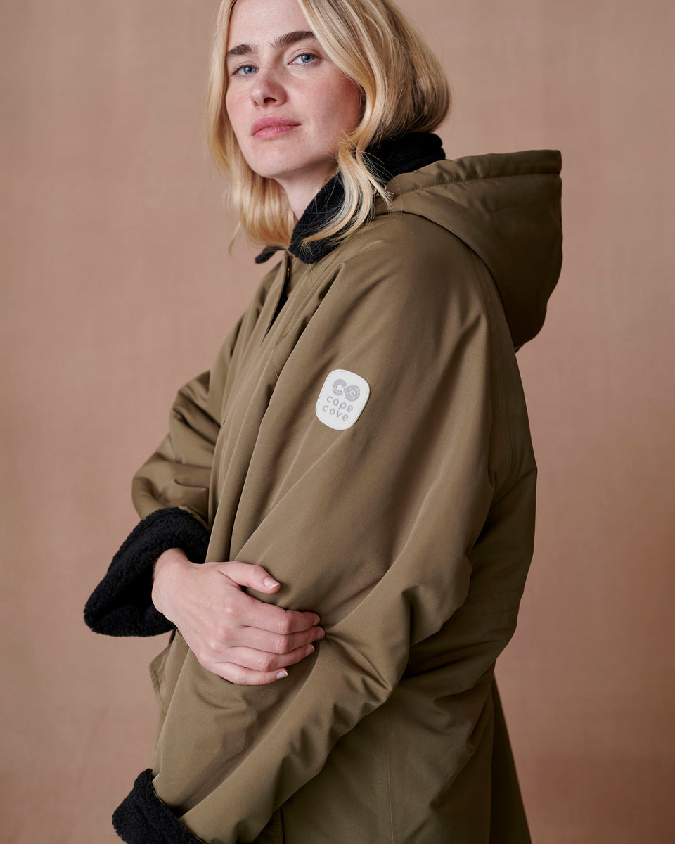 Snuggler Khaki Waterproof Changing Coat