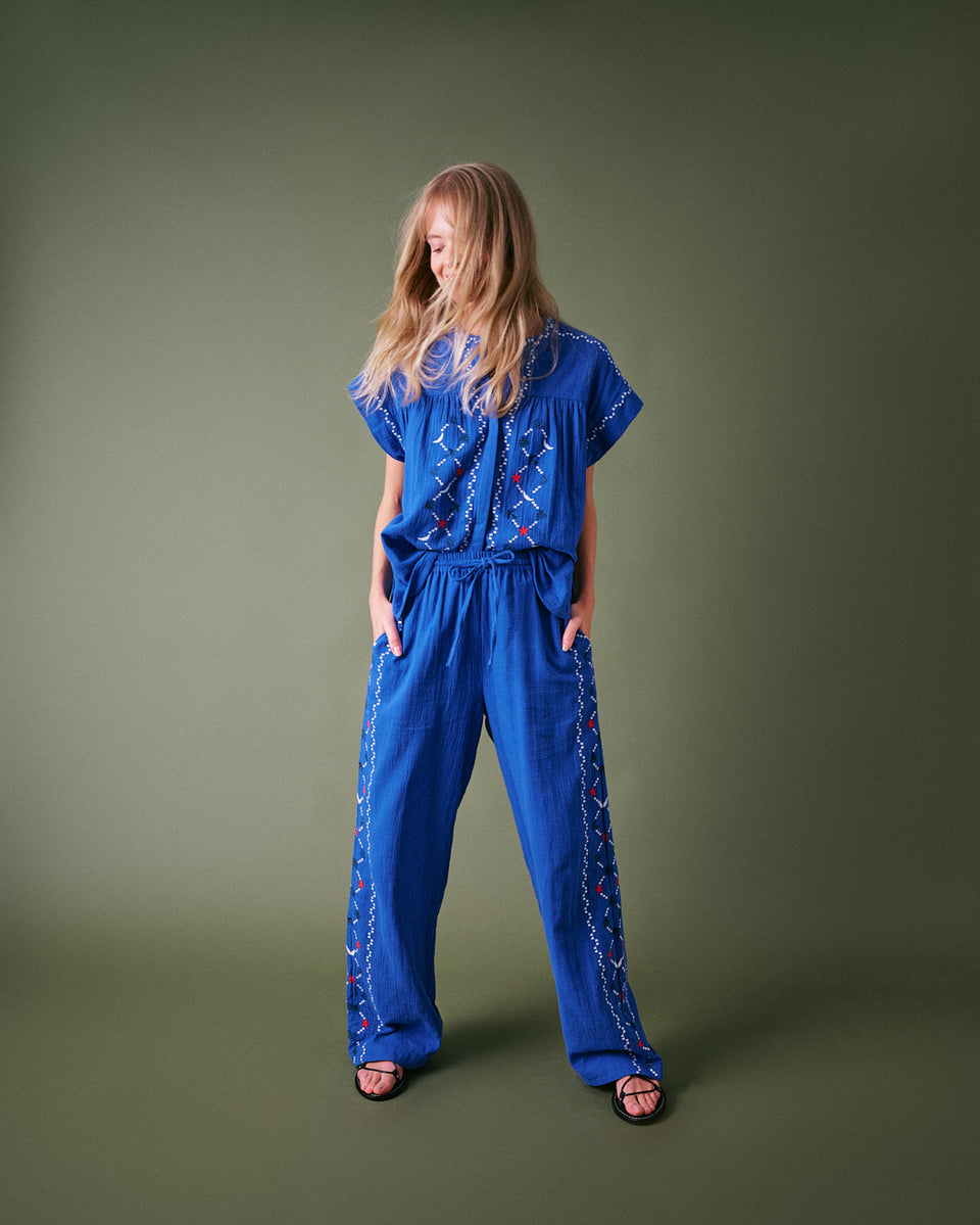 Coves Embroidered Trouser