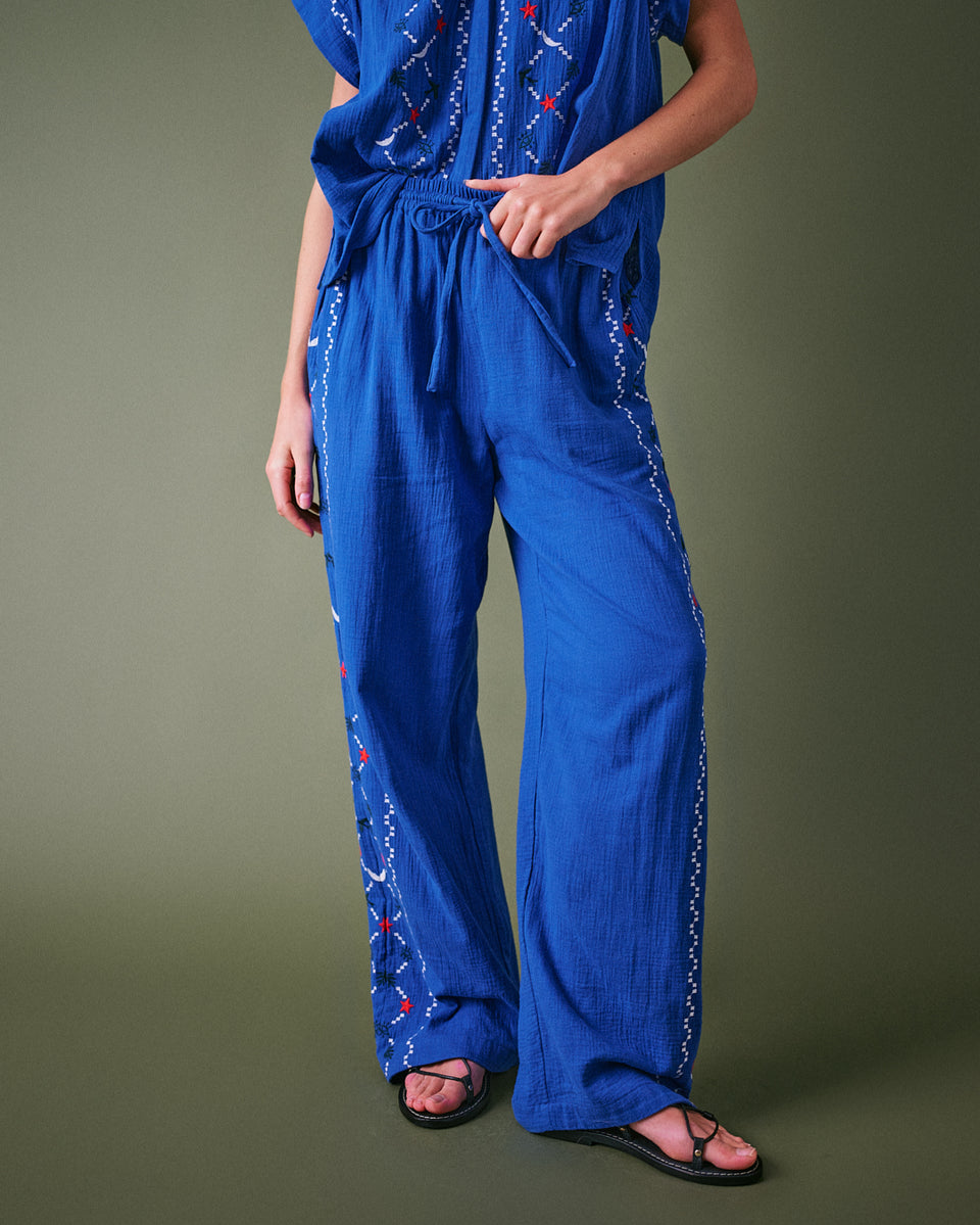 Coves Embroidered Trouser