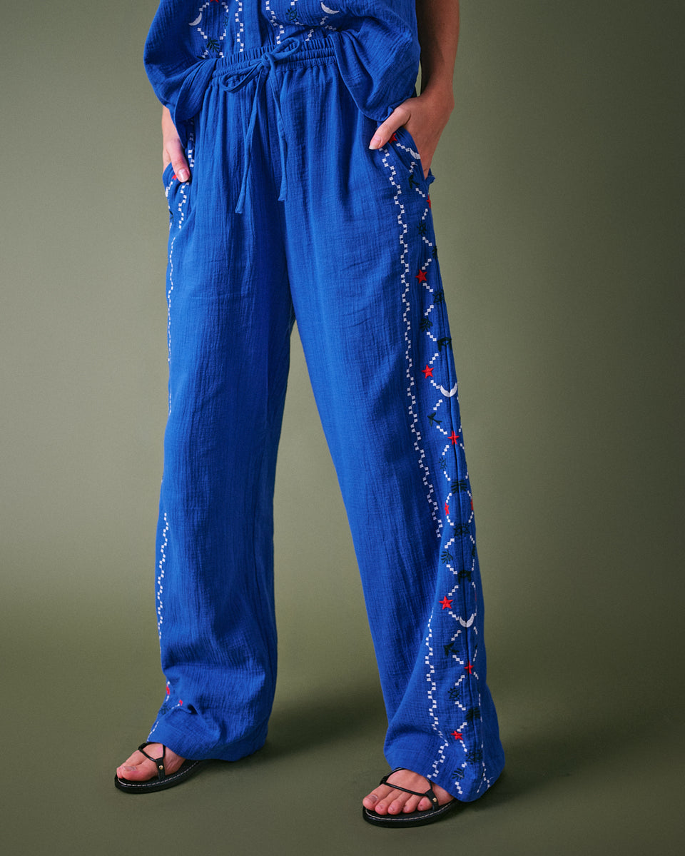 Coves Embroidered Trouser