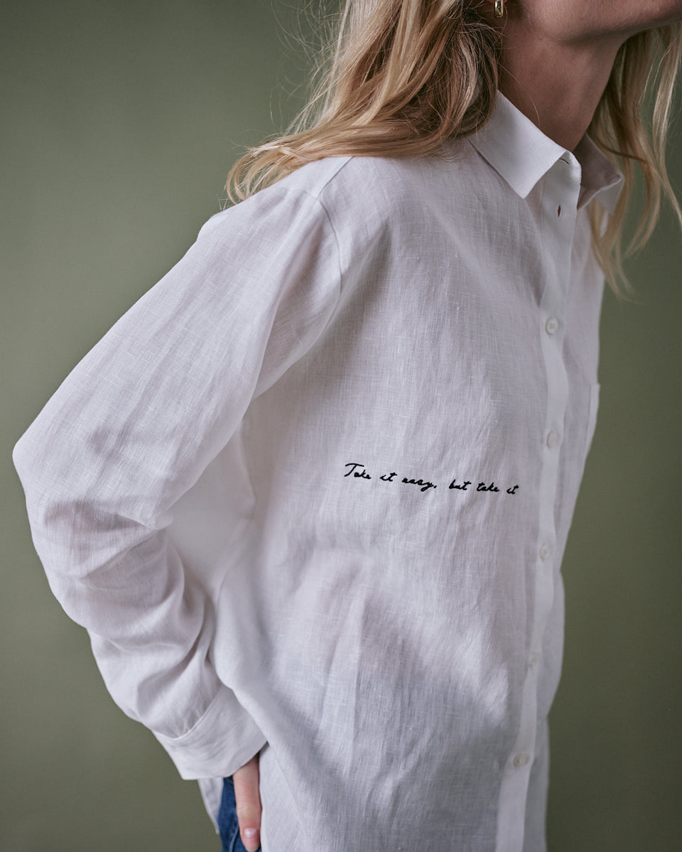 Take Me to the Sea Linen Shirt