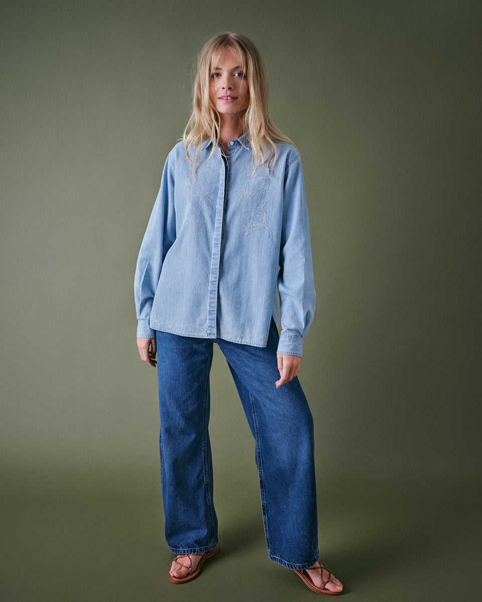 Stella Denim Blouse