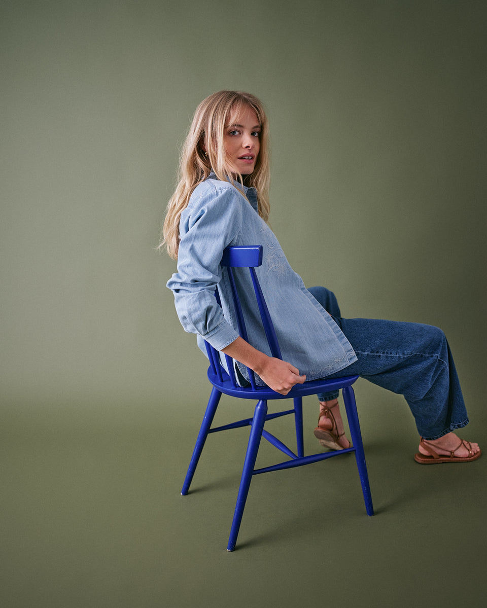 Stella Denim Blouse