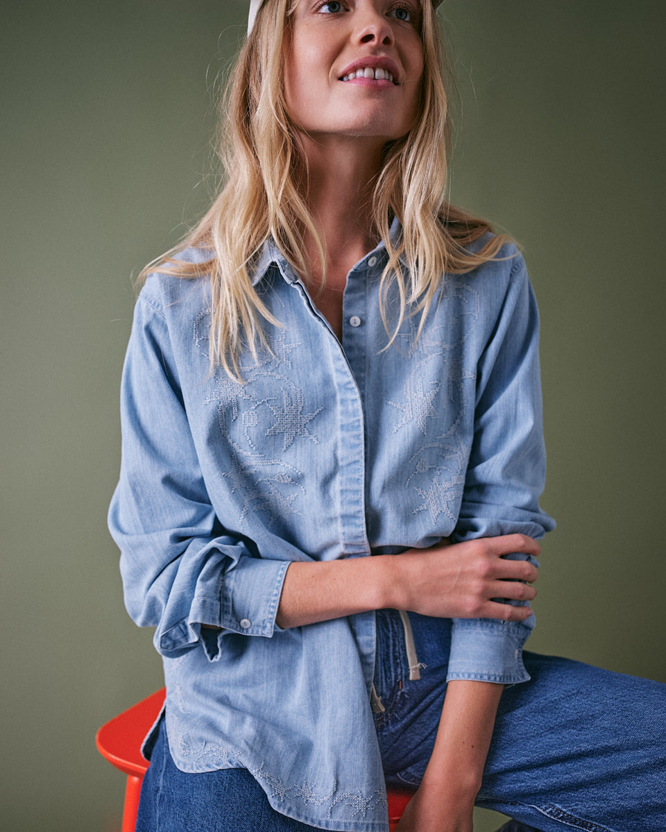 Stella Denim Blouse