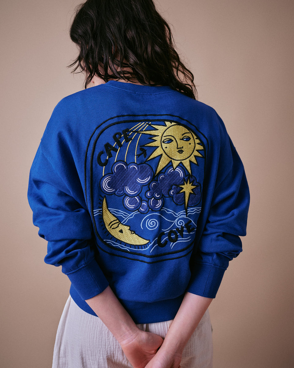 Moon And Star Boxy Sweatshirt