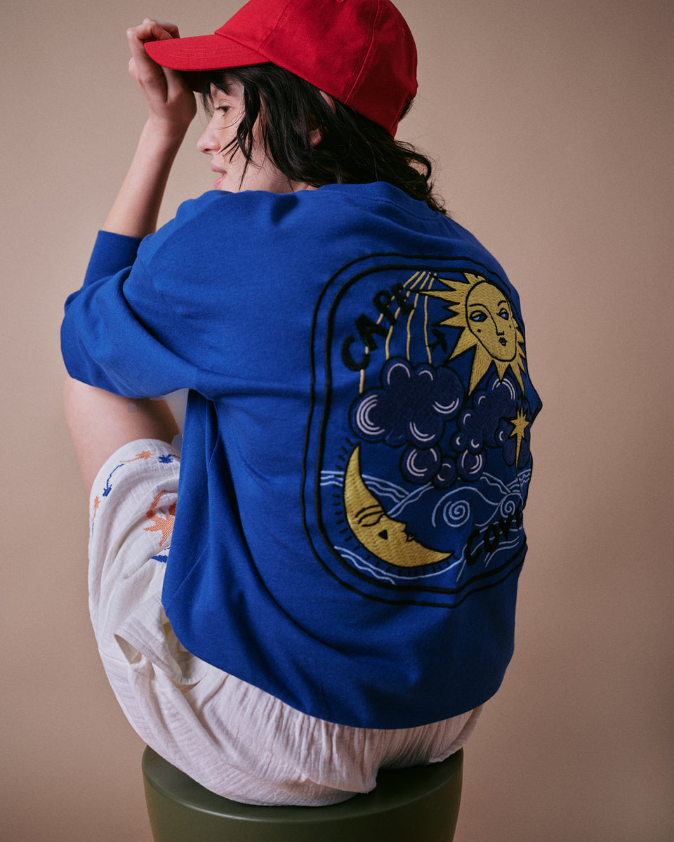 Moon And Star Boxy Sweatshirt