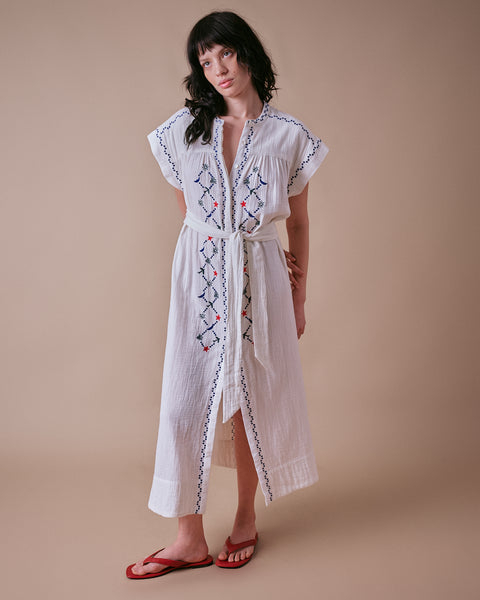 Coves Cap Sleeve Dress