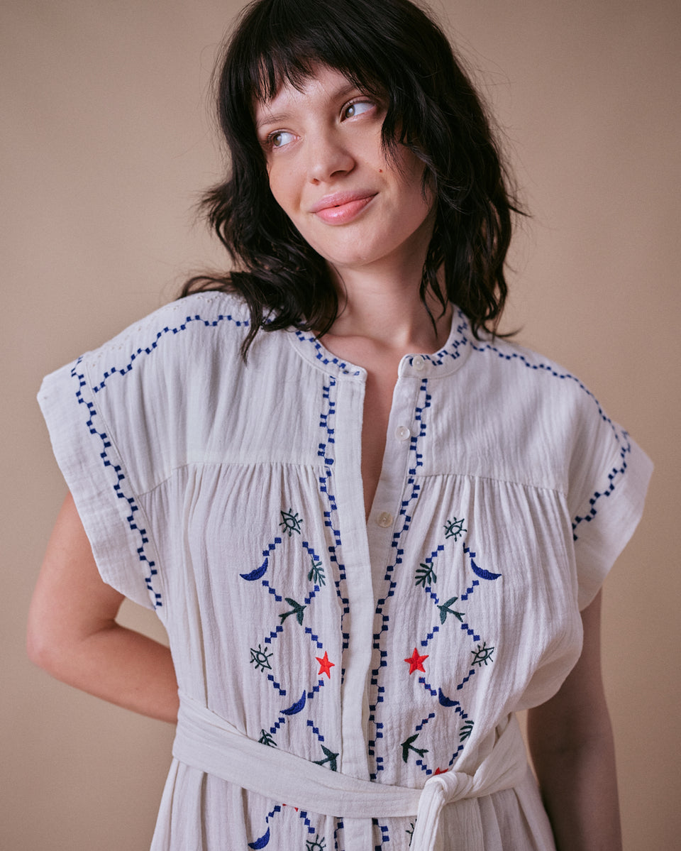 Coves Cap Sleeve Dress