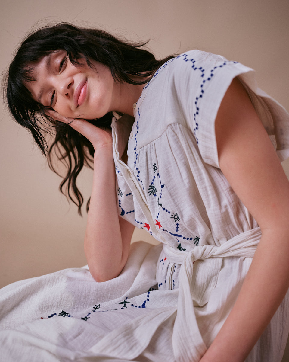 Coves Cap Sleeve Dress