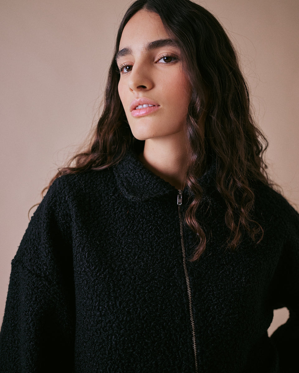 Borg Black Jacket