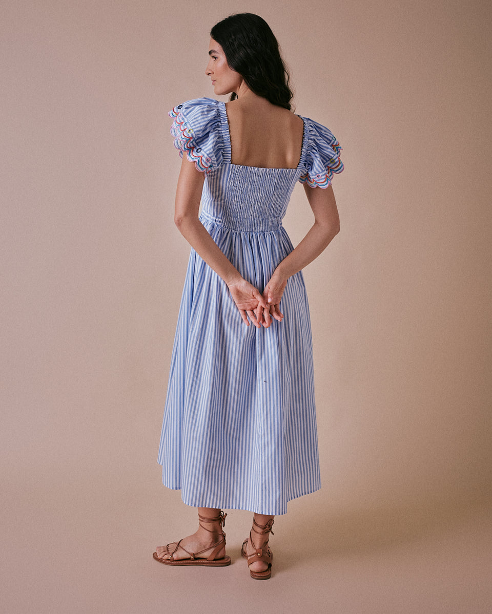 Tiered Scallop Dress