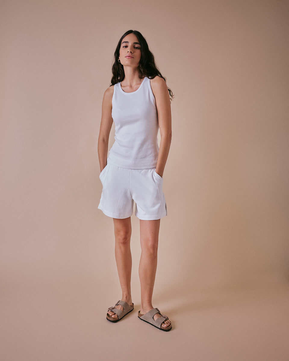 Sia Embroidered Vest Coral