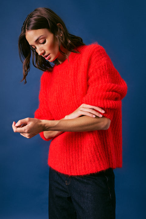 Relaxed Rib Jumper