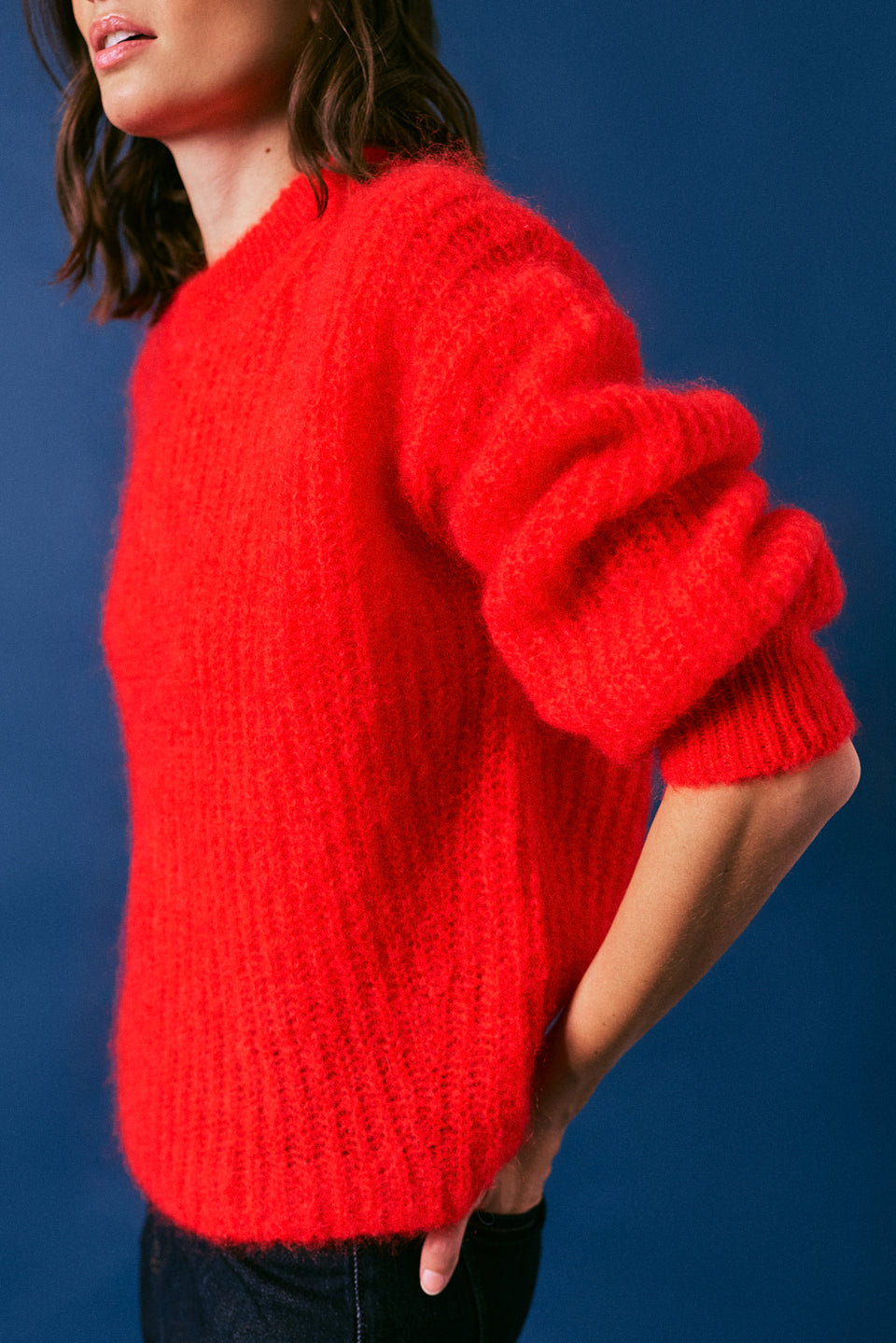 Relaxed Rib Jumper