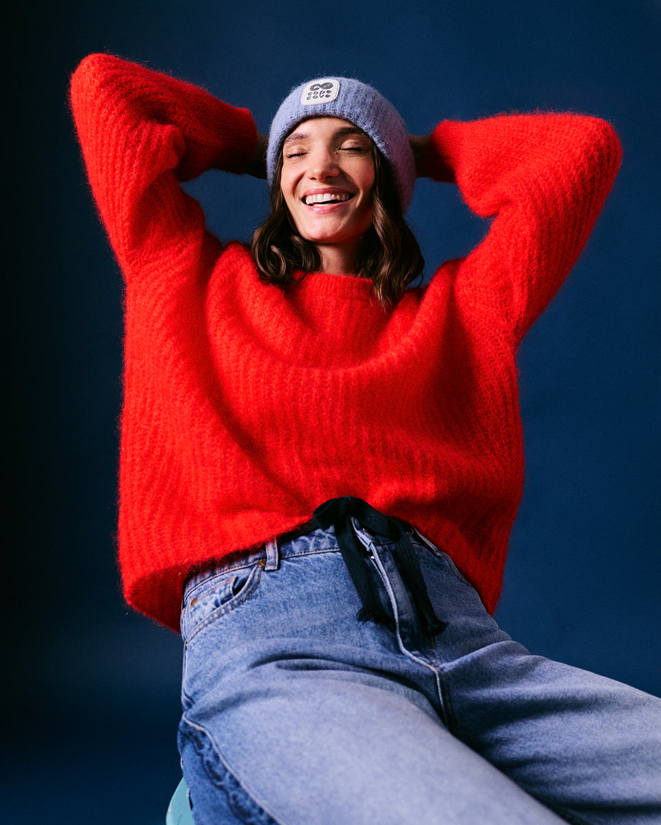 Relaxed Rib Jumper