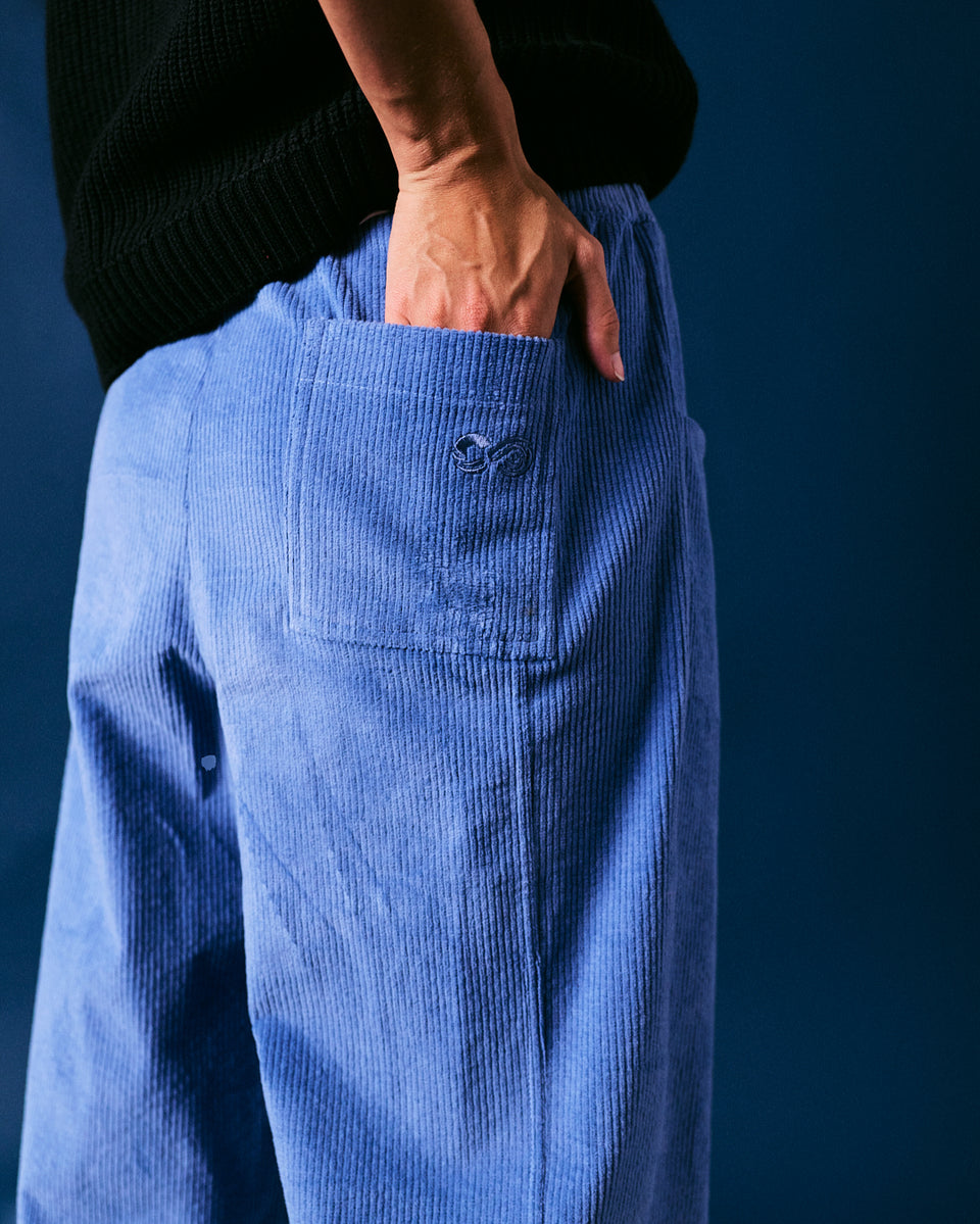 Cord Barrel Leg Trouser