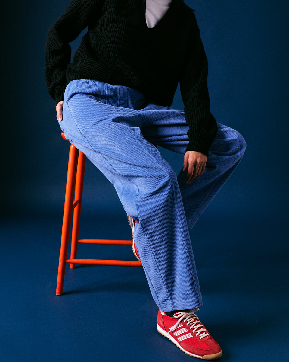 Cord Barrel Leg Trouser