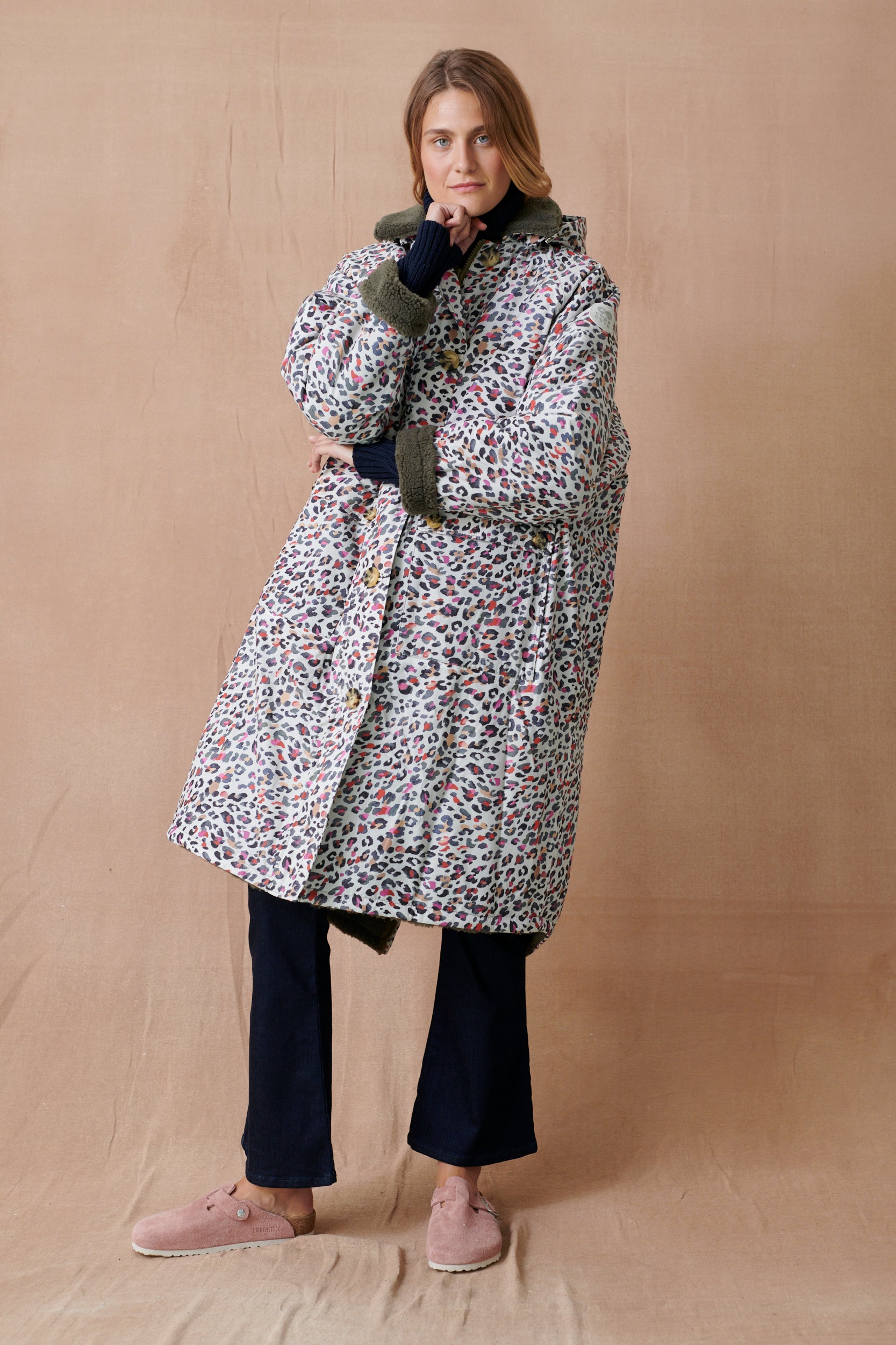 ジャケット・アウター Acka shaggy cape coat Acka shaggy cape coat