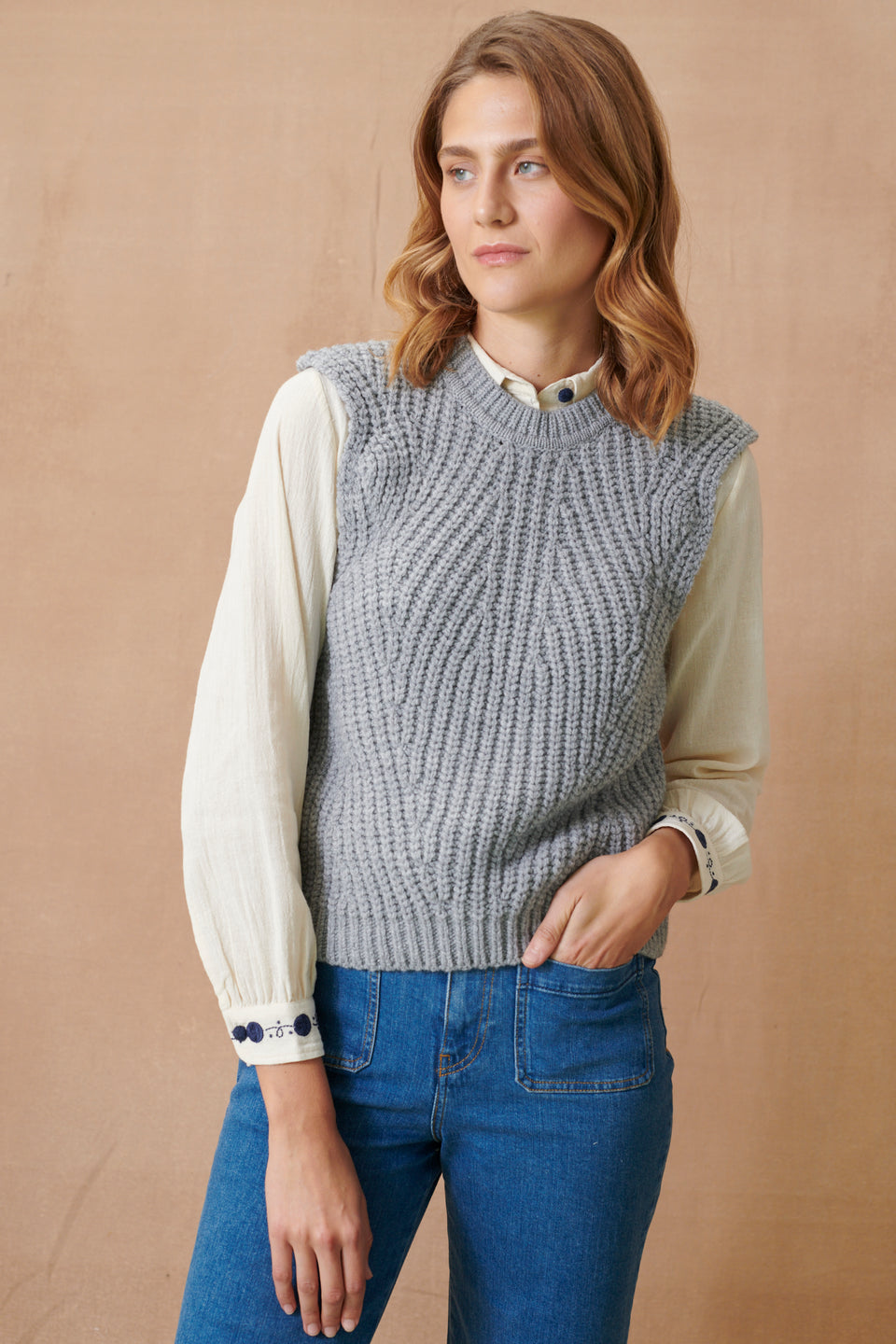 Italian Wave Ribbed Tank