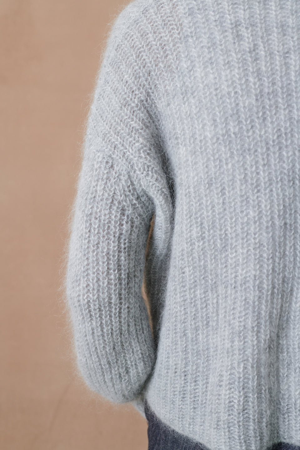 Grey Sirena Italian Textured Cardigan