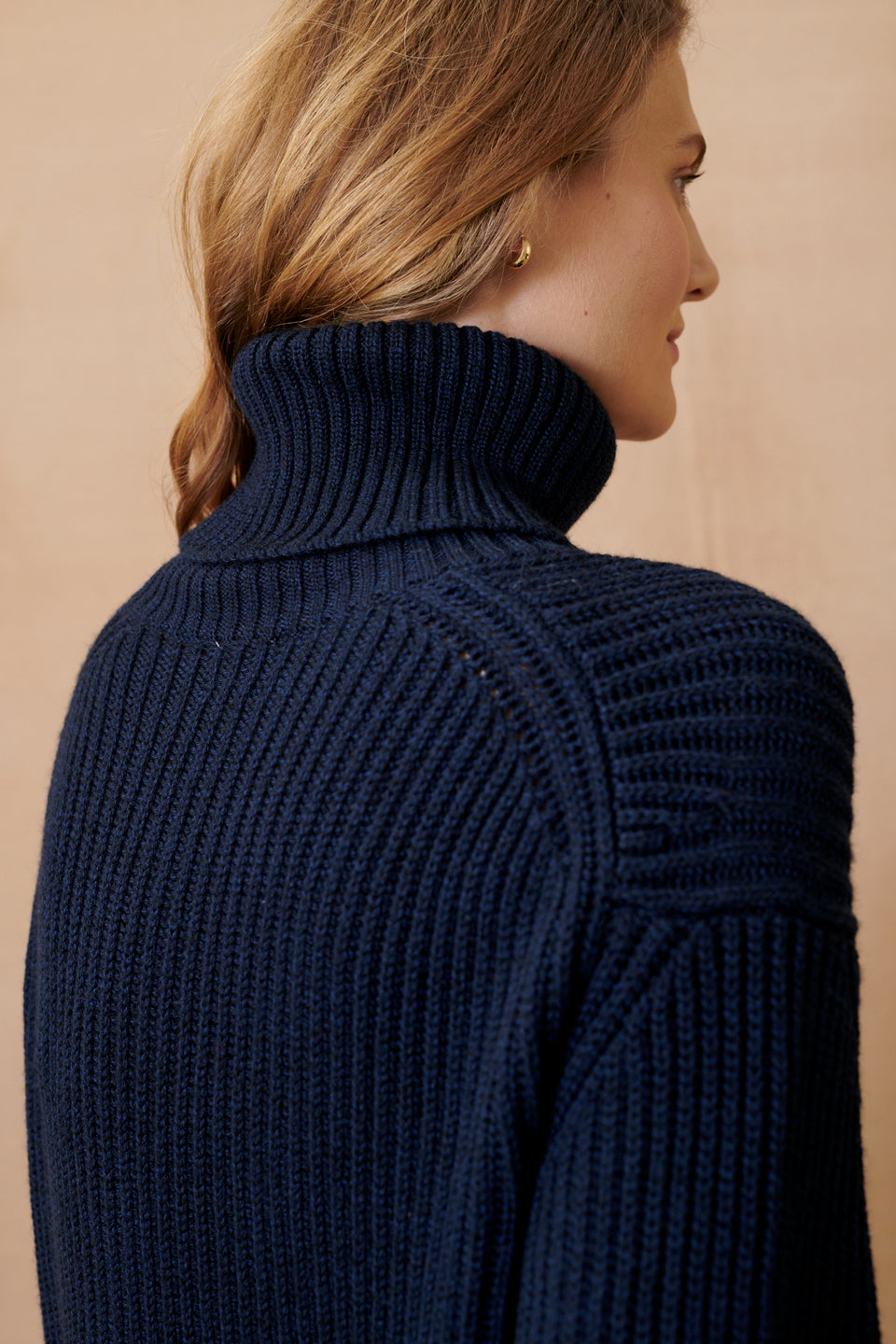 Mari Italian Merino Roll Neck
