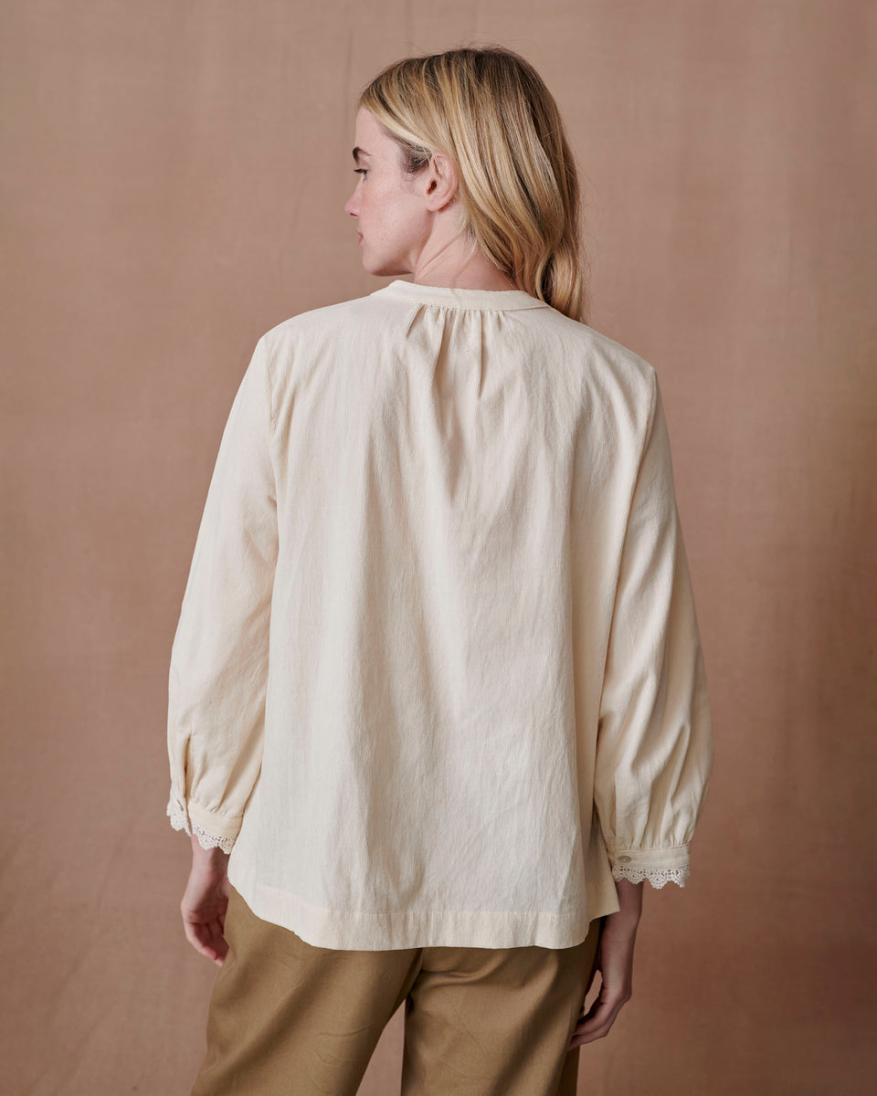 Crochet Lace Cord Blouse