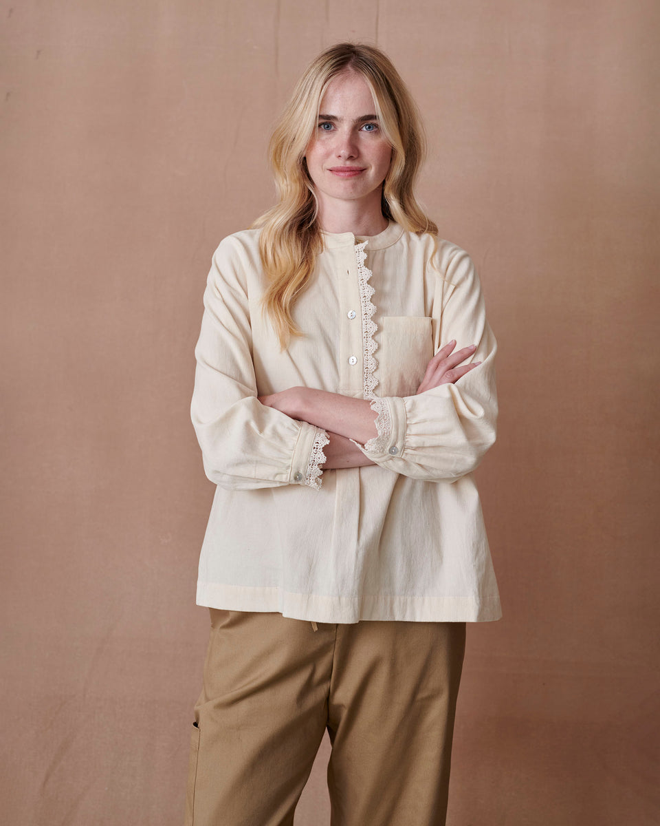 Crochet Lace Cord Blouse