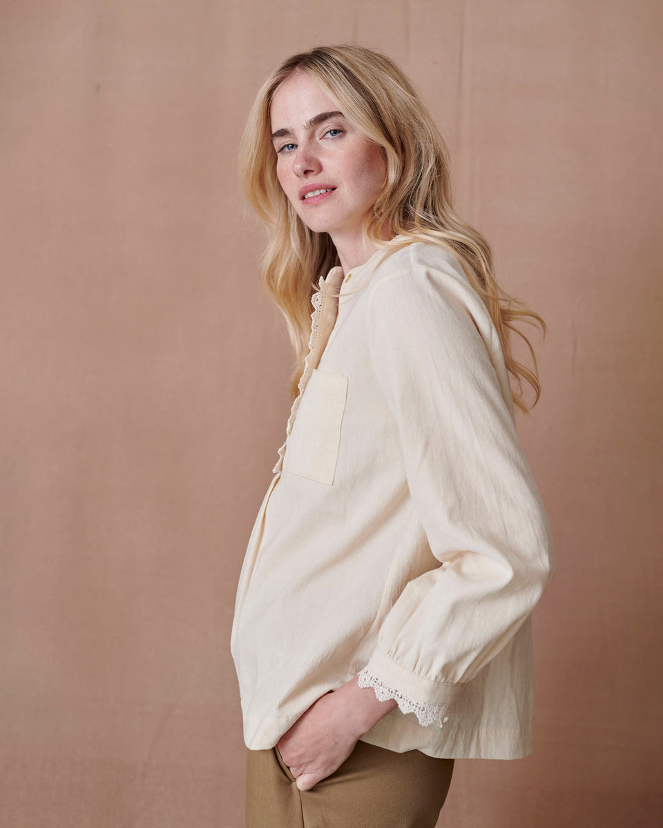 Crochet Lace Cord Blouse