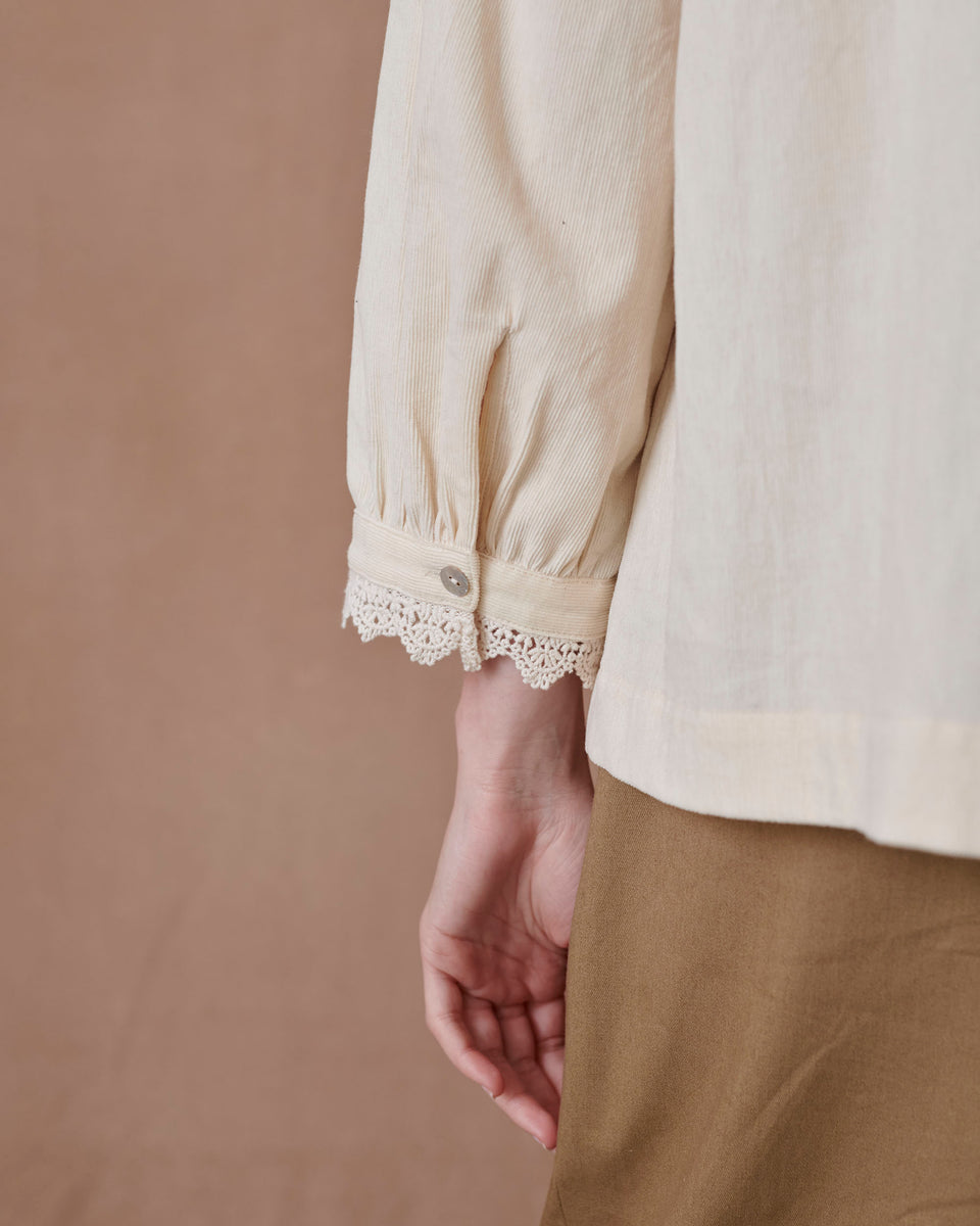 Crochet Lace Cord Blouse