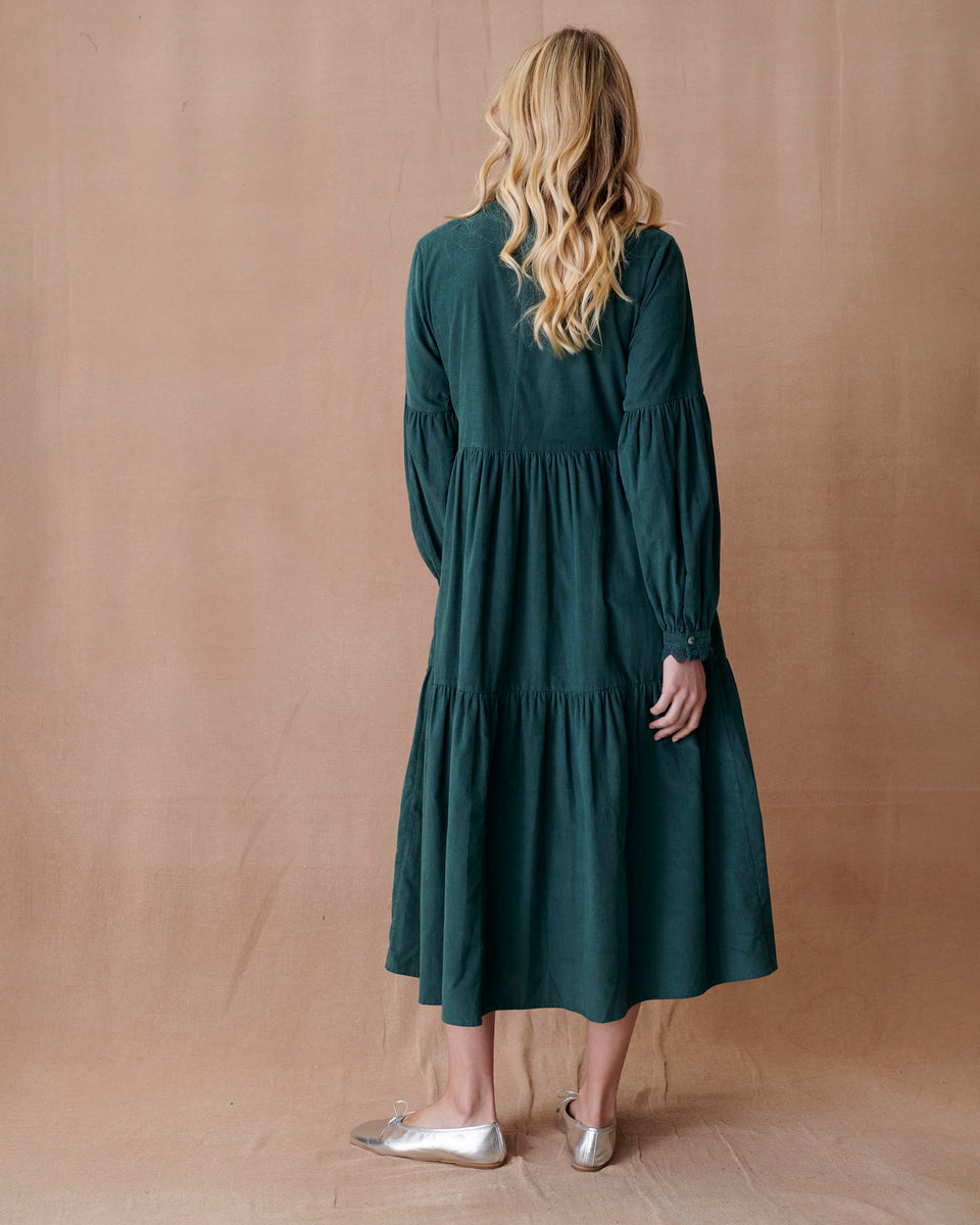 Cord Crochet Lace Trim Dress