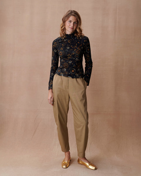 Constellation Print Jersey Top