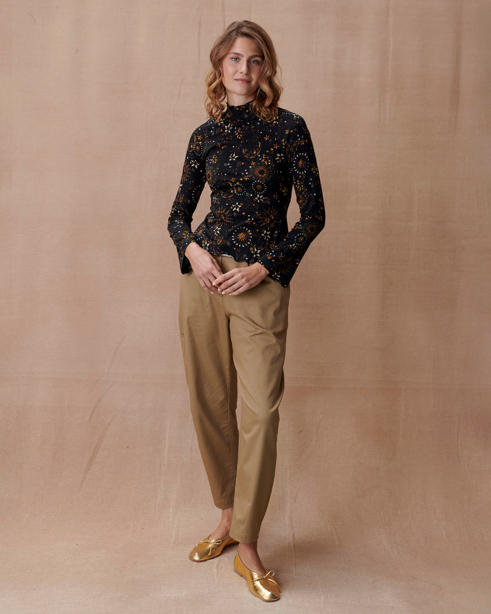 Constellation Print Jersey Top