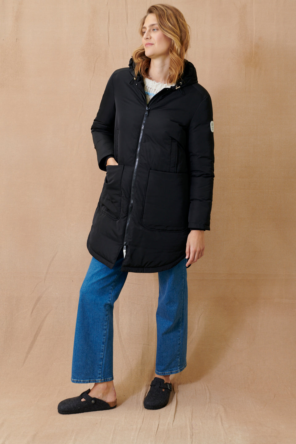 Cocoon Padded Double Pocket Coat