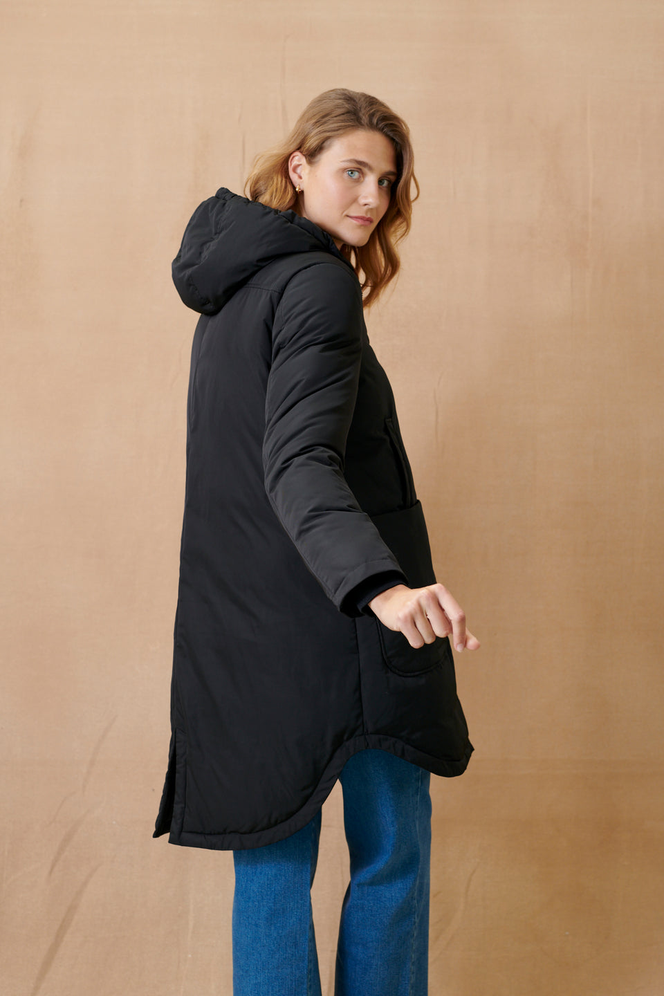 Cocoon Padded Double Pocket Coat