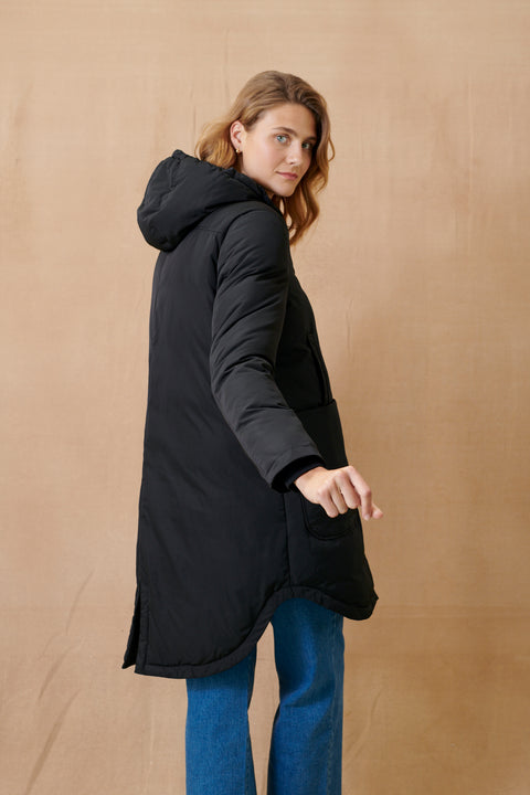 Cocoon Padded Double Pocket Coat