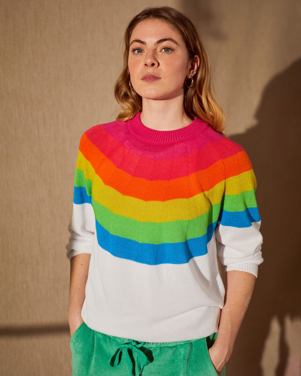 Rainbow Cotton Jumper