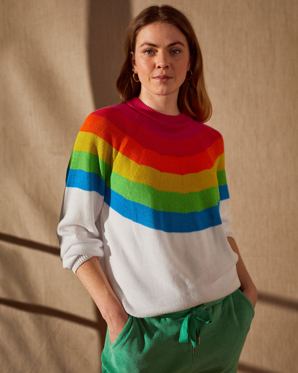 Rainbow Cotton Jumper