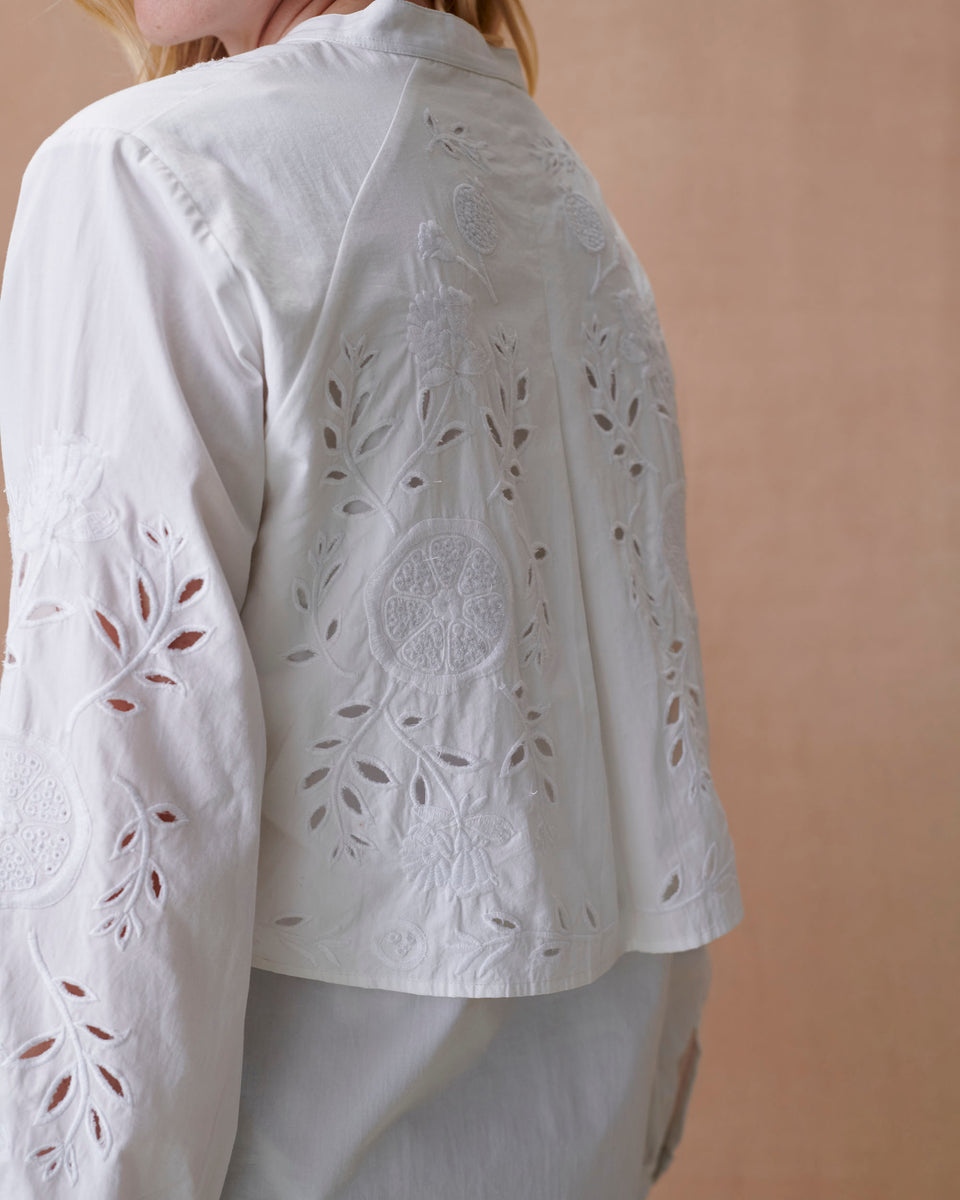 Pomegranate Double Layer Blouse