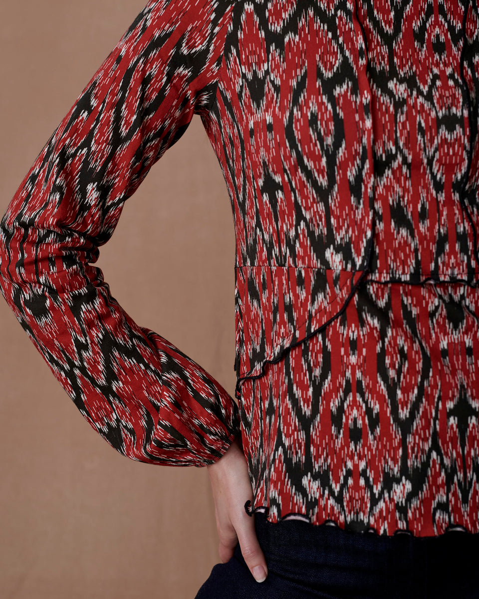 Ikat Jersey Top