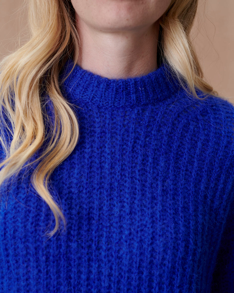 Italian Violet Longline Jumper