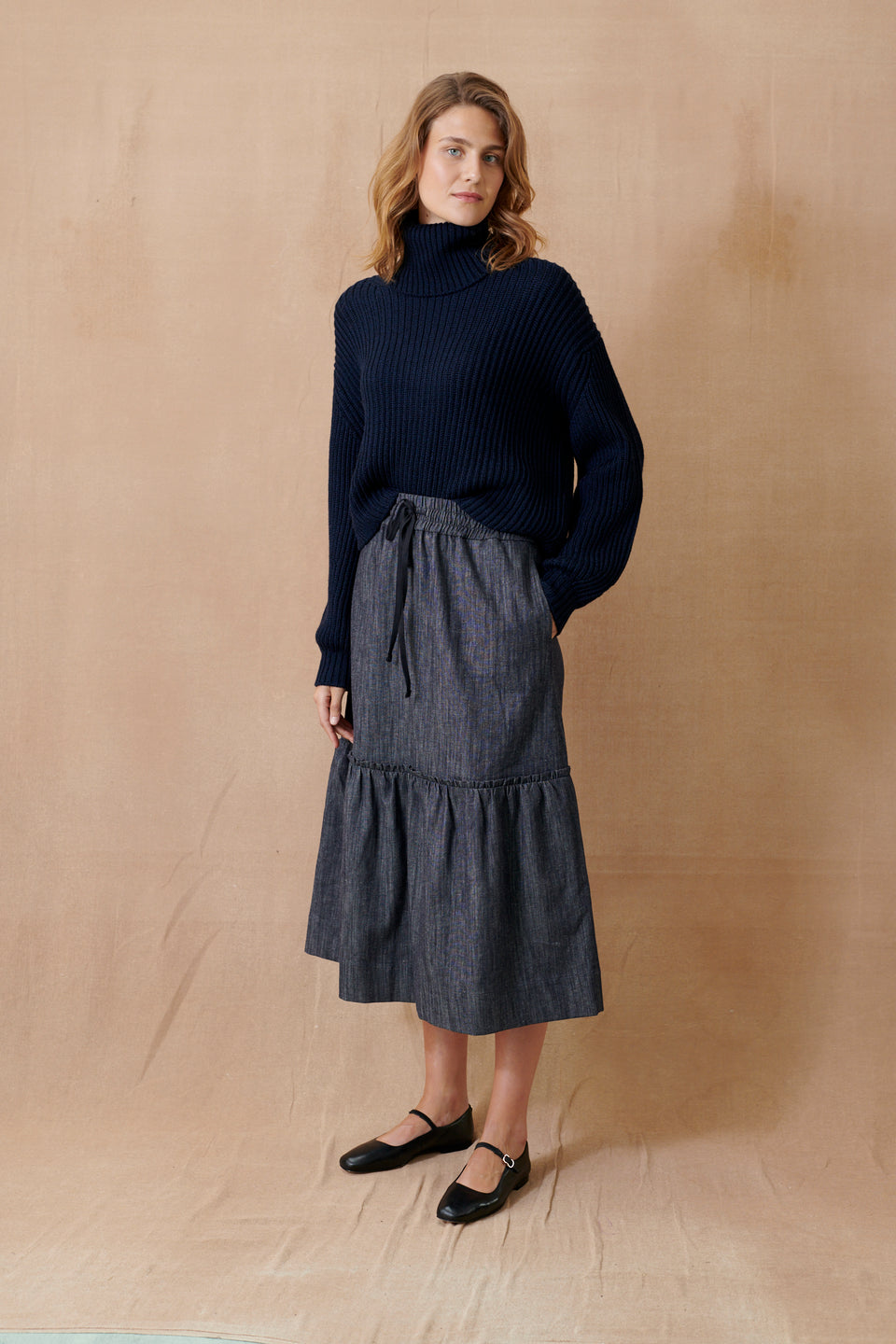 Dee A Line Stitch Skirt