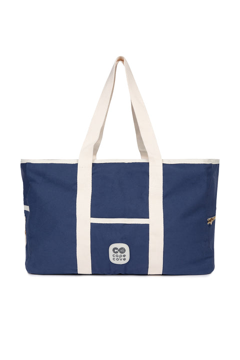 Washed Blue Beach Bag