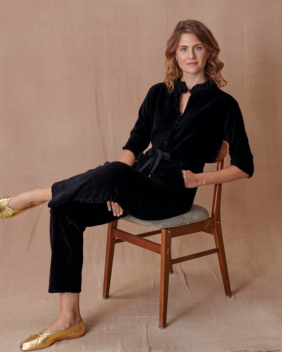 Cord Jersey Jumpsuit