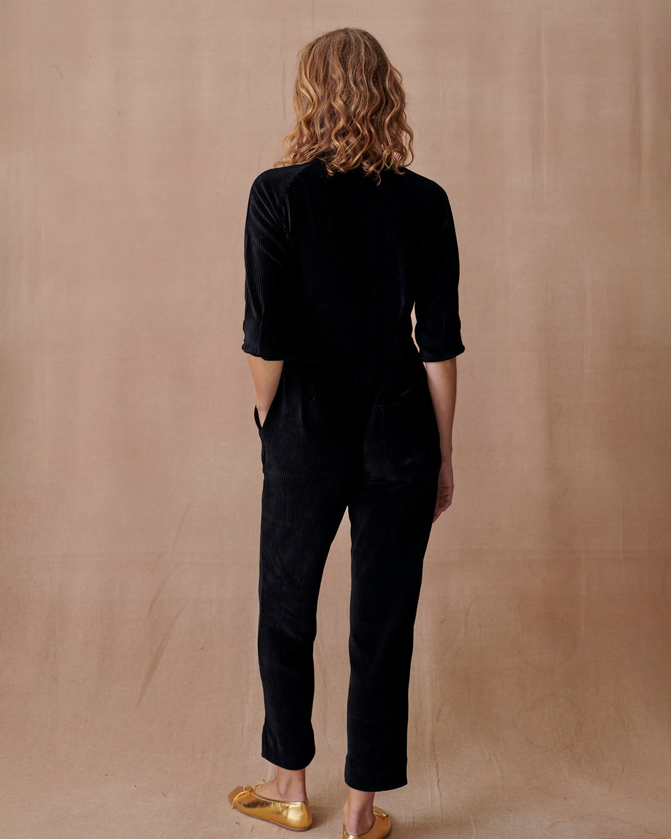 Cord Jersey Jumpsuit
