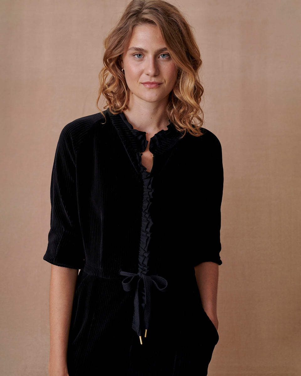 Cord Jersey Jumpsuit