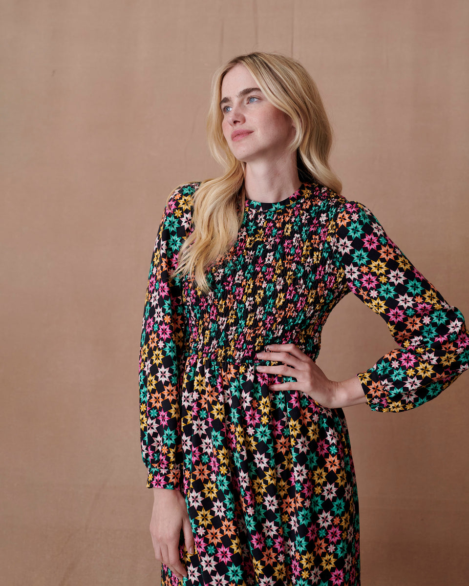 Star Printed Dress