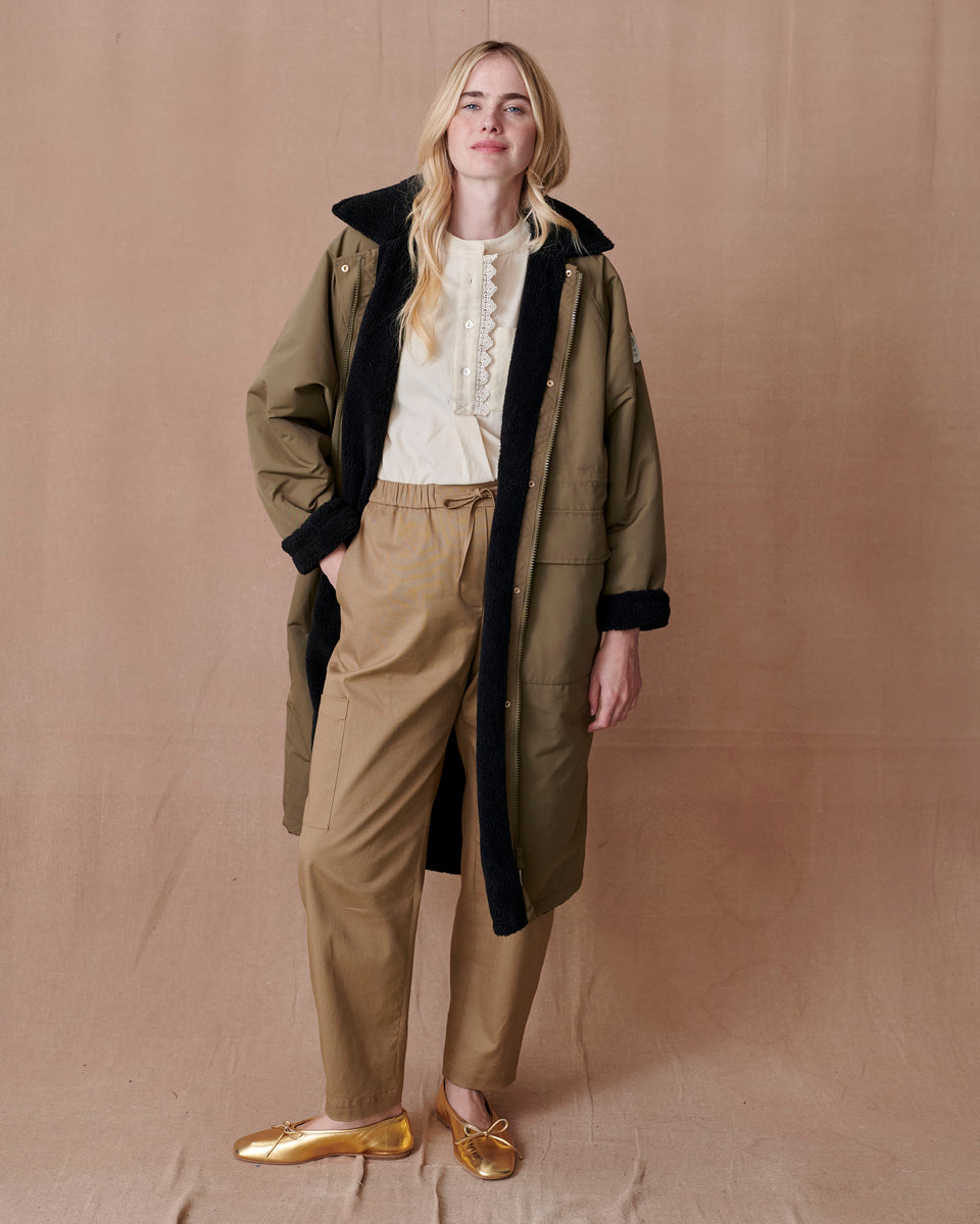 Snuggler Khaki Waterproof Changing Coat