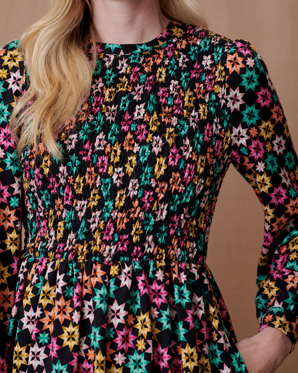 Star Printed Dress